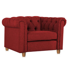 Load image into Gallery viewer, Adorn Homez Strathford Chesterfield Premium Sofa 1 Seater in Fabric