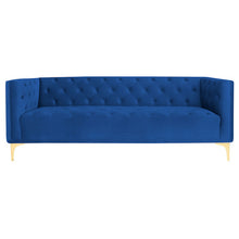 Load image into Gallery viewer, Adorn Homez Launa Premium 3 Seater Sofa in Suede Velvet Fabric