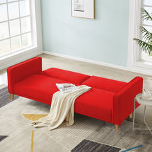 Load image into Gallery viewer, Adorn Homez Billing 3 Seater Sofa Cum Bed In Fabric