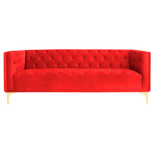 Load image into Gallery viewer, Adorn Homez Launa Premium 3 Seater Sofa in Suede Velvet Fabric