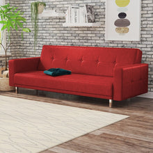 Load image into Gallery viewer, Adorn Homez Graham Sofa Cum Bed in Leatherette