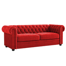 Load image into Gallery viewer, Adorn Homez Venus Premium 3 Seater  Sofa in Suede Velvet Fabric