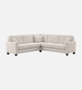 Adorn Homez Riley L Shape Corner Sofa 5 Seater in Velvet Fabric