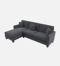 Load image into Gallery viewer, Adorn Homez Riley L Shape 5 Seater Sofa in Velvet Fabric
