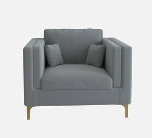 Adorn Homez Medan Sofa in Premium Velvet Fabric