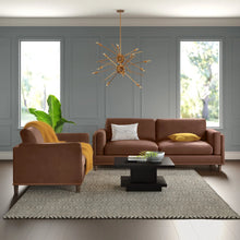 Load image into Gallery viewer, Adorn Homez Barrel Sofa 3+2 in Premium Leatherette
