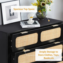 Load image into Gallery viewer, Adorn Home Cambrey  Chest of  Drawer with Rattan Cane Work
