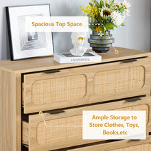 Load image into Gallery viewer, Adorn Home Cambrey Chest of Drawer with Rattan/Cane Mesh
