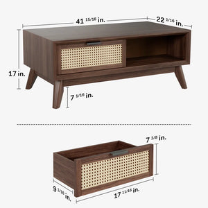 Adorn Home  Matías  Wooden  Coffee Table