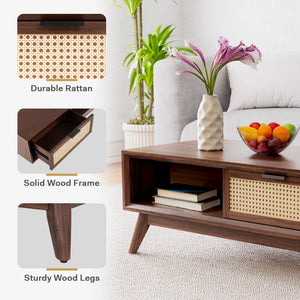 Adorn Home  Matías  Wooden  Coffee Table