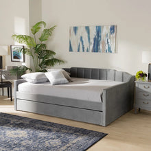 Load image into Gallery viewer, Adorn Homez Vintage Trundle Daybed Without Storage in Velvet
