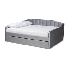 Load image into Gallery viewer, Adorn Homez Vintage Trundle Daybed Without Storage in Velvet
