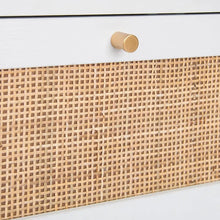 Load image into Gallery viewer, Adorn Homez Zuru Bed Side Table with Rattan/Cane Mesh
