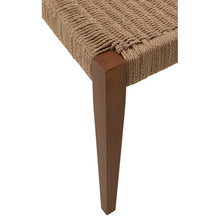 Load image into Gallery viewer, Adorn Homez Lily Teakwood Dining Chair with Rope Seats Handwoven
