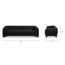 Load image into Gallery viewer, Adorn Homez Lyam Premium Curve Sofa in Boucle Fabric
