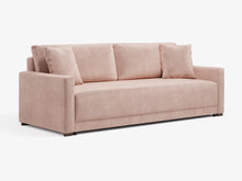 Load image into Gallery viewer, Adorn Homez Claven 3 Seater Sofa Bed with Storage in Premium Velvet Fabric
