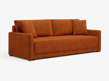 Load image into Gallery viewer, Adorn Homez Claven 3 Seater Sofa Bed with Storage in Premium Velvet Fabric
