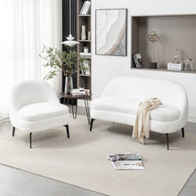 Load image into Gallery viewer, Adorn Homez Mayenne Sofa 2+1 in Premium Boucle Fabric
