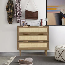 Load image into Gallery viewer, Adorn Home Carrock Chest of Drawer with Rattan/Cane mesh
