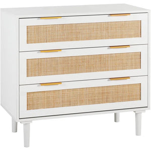 Adorn Home Carrock Chest of Drawer with Rattan/Cane mesh