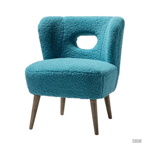Adorn Homez Florence Accent chair in Pure Boucle Fabric