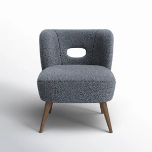 Adorn Homez Florence Accent chair in Pure Boucle Fabric