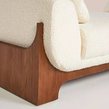 Load image into Gallery viewer, Adorn Homez Avery Lounger in Premium Boucle Fabric
