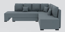 Load image into Gallery viewer, Adorn Homez Imperial L Shape Sofa Cum Bed RHS - Velvet  - With Cushions
