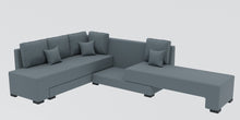 Load image into Gallery viewer, Adorn Homez Imperial L Shape Sofa Cum Bed LHS - Velvet  - With Cushions
