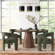 Load image into Gallery viewer, Adorn Home Corny 4 Seater Round Solid Teakwood Dinning Set
