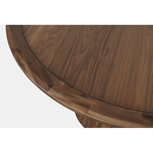 Adorn Home Corny 4 Seater Round Solid Teakwood Dinning Set