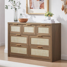 Load image into Gallery viewer, Adorn Home Ana Chest of  Drawer with Rattan Cane Work
