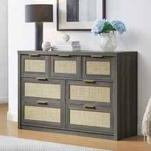 Load image into Gallery viewer, Adorn Home Ana Chest of  Drawer with Rattan Cane Work
