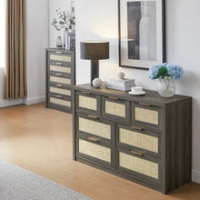 Load image into Gallery viewer, Adorn Home Ana Chest of Drawer with Rattan/Cane Mesh
