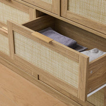 Load image into Gallery viewer, Adorn Home Ana Chest of  Drawer with Rattan Cane Work
