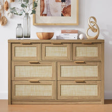 Load image into Gallery viewer, Adorn Home Ana Chest of  Drawer with Rattan Cane Work
