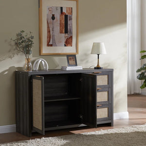 Adorn Homez Kryss Console Cabinet with Drawers