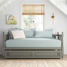 Load image into Gallery viewer, Adorn Homez Tribe Trundle Wooden Bed with Rattan/Cane Mesh
