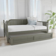 Load image into Gallery viewer, Adorn Homez Tribe Trundle Wooden Bed with Rattan/Cane Mesh
