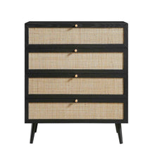 Load image into Gallery viewer, Adorn Homez Avalon  Rattan Mesh Chest of  Drawers,
