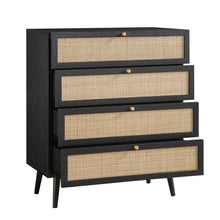 Load image into Gallery viewer, Adorn Homez Avalon  Rattan Mesh Chest of  Drawers,
