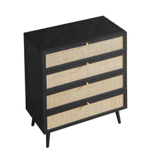 Load image into Gallery viewer, Adorn Homez Avalon  Rattan Mesh Chest of  Drawers,
