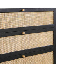 Load image into Gallery viewer, Adorn Homez Avalon  Rattan Mesh Chest of  Drawers,
