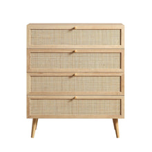 Load image into Gallery viewer, Adorn Homez Avalon  Rattan Mesh Chest of  Drawers,
