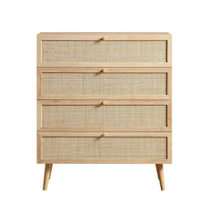 Adorn Homez Avalon  Rattan Mesh Chest of  Drawers,