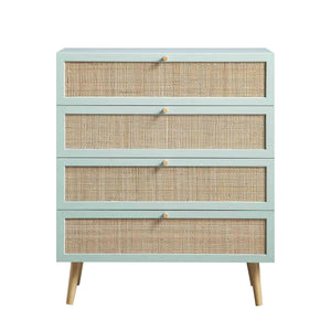 Adorn Homez Avalon  Rattan Mesh Chest of  Drawers,