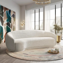 Load image into Gallery viewer, Adorn Homez Bianca 3 seater Curve Sofa in Premium Boucle Fabric
