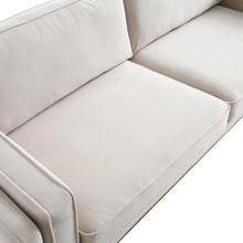 Load image into Gallery viewer, Adorn Homez Apollo 3 Seater Sofa in Premium Velvet Fabric
