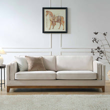 Load image into Gallery viewer, Adorn Homez Apollo 3 Seater Sofa in Premium Velvet Fabric
