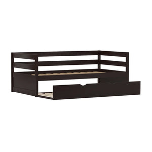 Adorn Homez Belita Trundle Wooden Daybed Without Storage